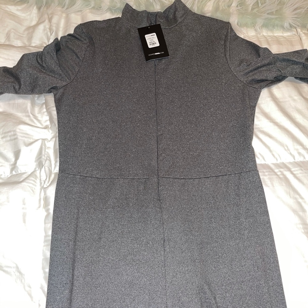 Brand new grey fitted one piece